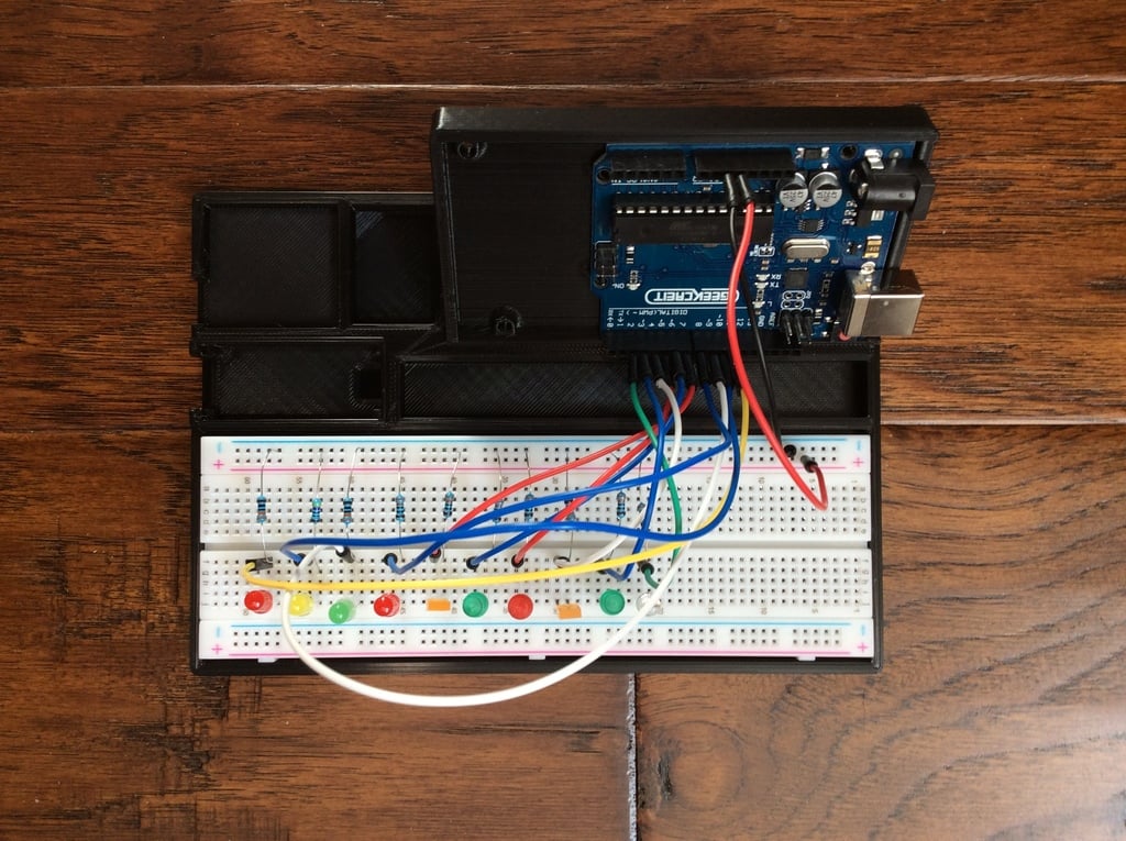 Arduino Uno/Mega/Nano Broodplankhouder (Remix)