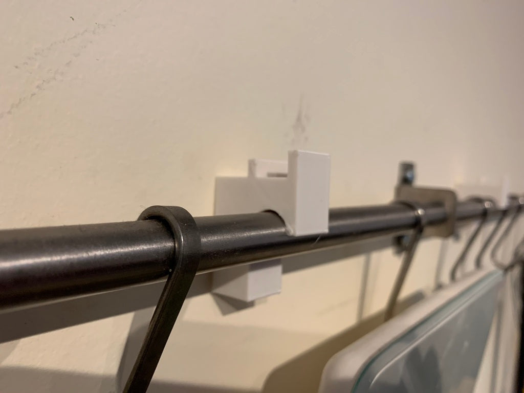 Tablethouder voor IKEA KUNGSFORS rail