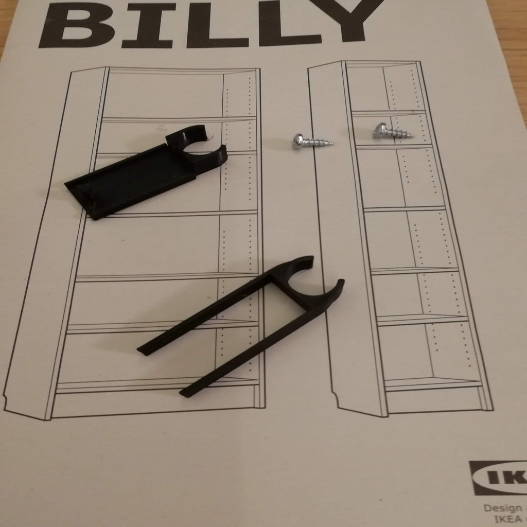Billy plankklemmen voor Ikea Not lamp