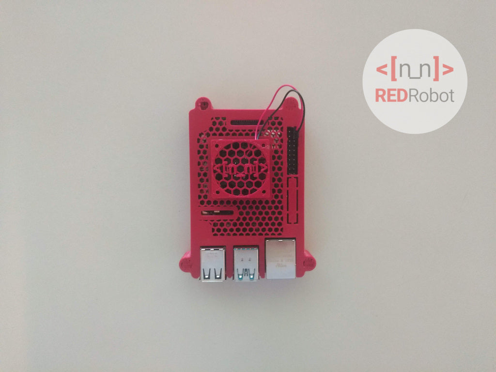 REDRobot slanke behuizing met koeler voor Raspberry Pi 4