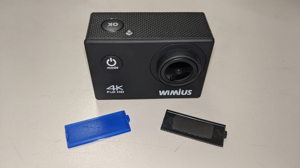 Wimius 4K actiecamera batterijdeksel vervangen