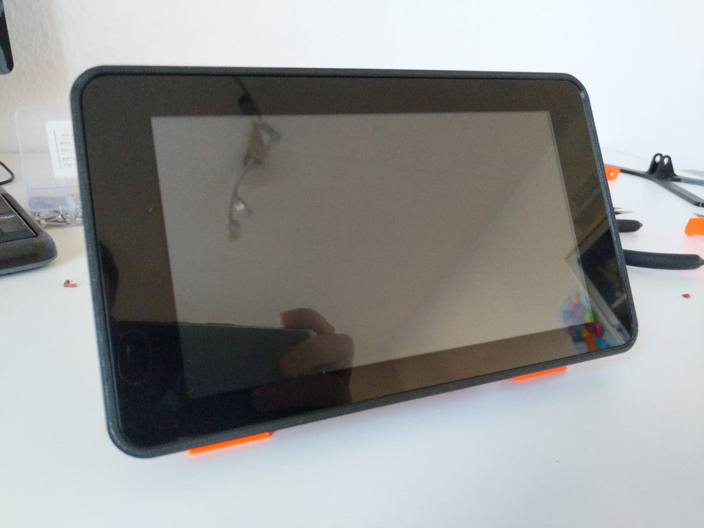 7' Touchscreen behuizing met ingebouwde ventilator voor Raspberry Pi 4