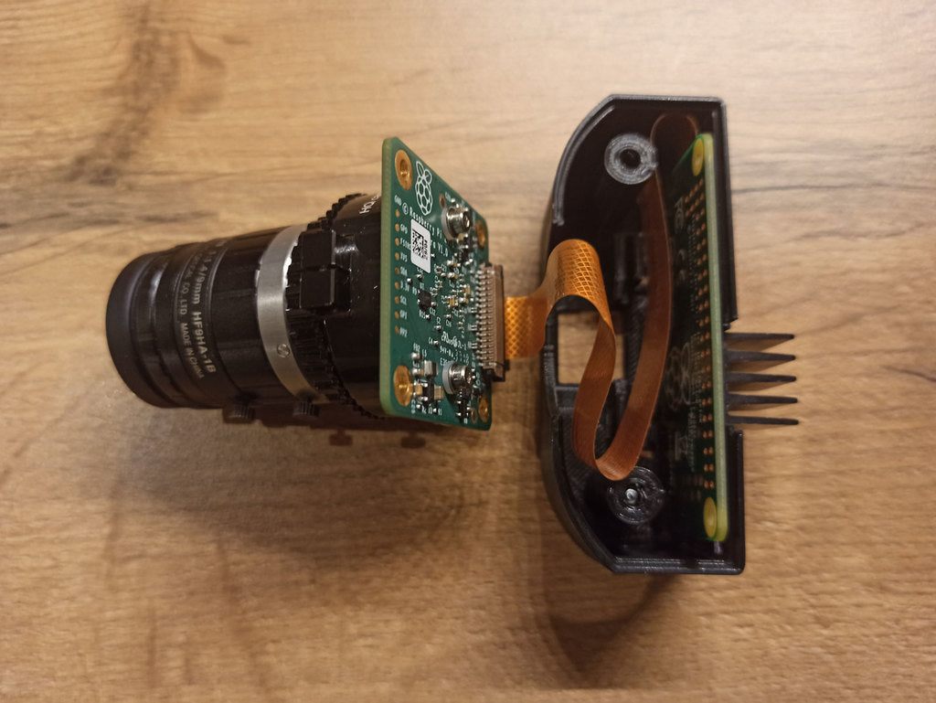 Slanke Raspberry Pi camerabehuizing van hoge kwaliteit