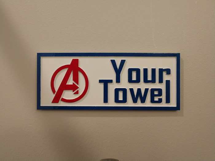 Avengers Handdoekhanger voor de badkamer