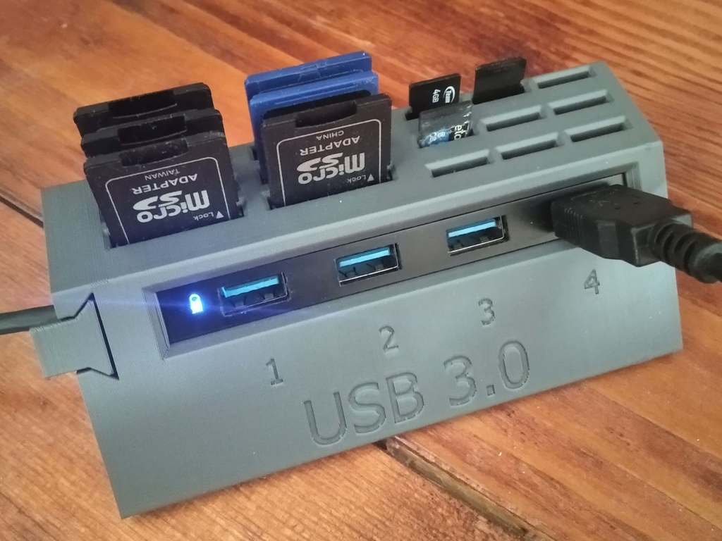 Houder voor i-tec USB 3.0, 4poorts HUB op tafel