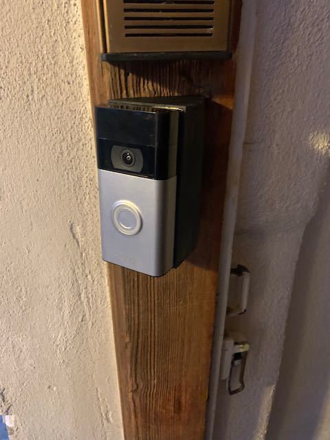Ring Doorbell 2e generatie montagesteun met 45° hoek en 5° naar boven verstelbaar