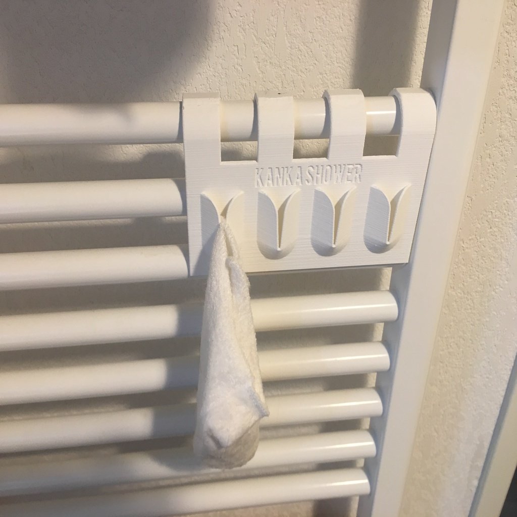 Handdoekhouder voor badkamerverwarming