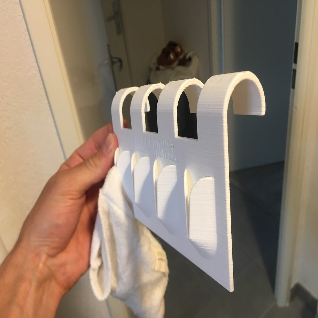 Handdoekhouder voor badkamerverwarming