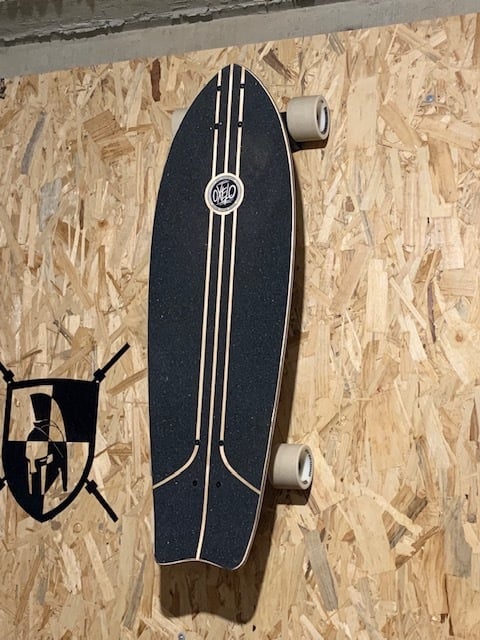 Skateboard muurbeugel