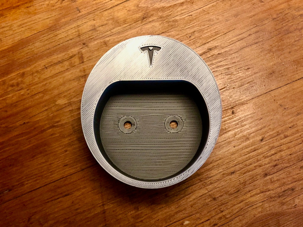 Type 2 Houder met kabelorganizer voor Tesla Model 3 (met en zonder logo!)