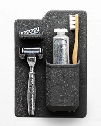 Tandenborstel- en scheermeshouder voor de badkamer