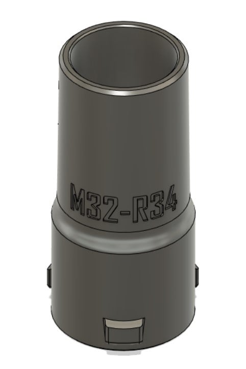 osVAC M32-R34 Adapter voor Miele en Bosch Home Professional stofzuigeraccessoires