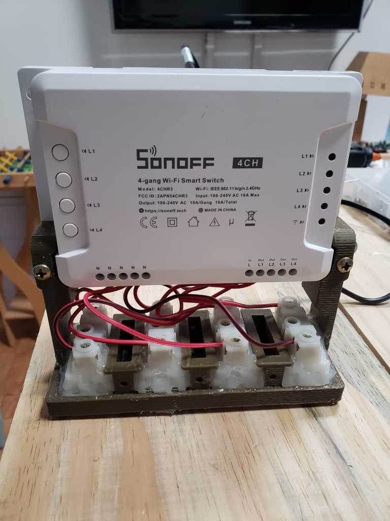 SONOFF 4CHR2-adapter - Wi-Fi Smart Switch-verbindingssysteem