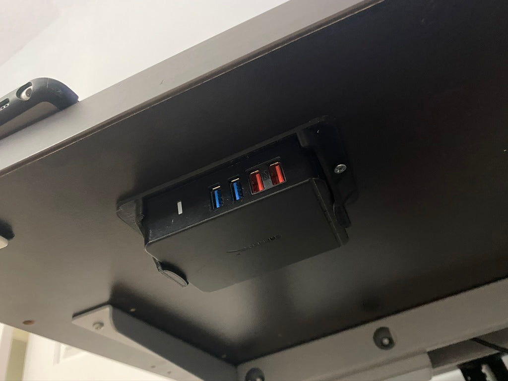 Platte montagebeugel voor onder het bureau voor Sabrent USB-hub
