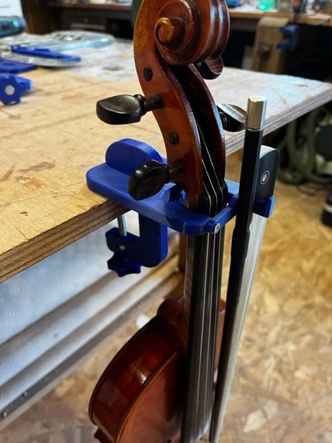 Ondersteuning voor tafel voor viool