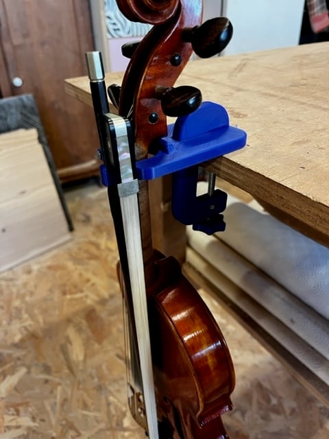 Ondersteuning voor tafel voor viool