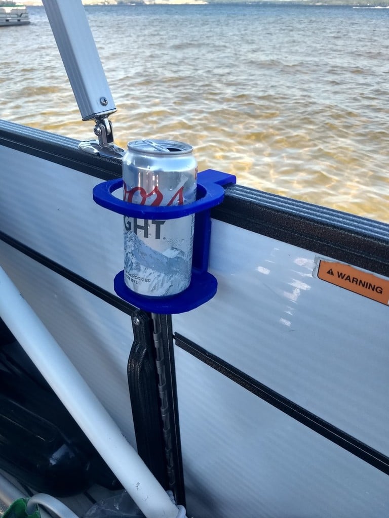 Clip-on bekerhouder voor pontonboot