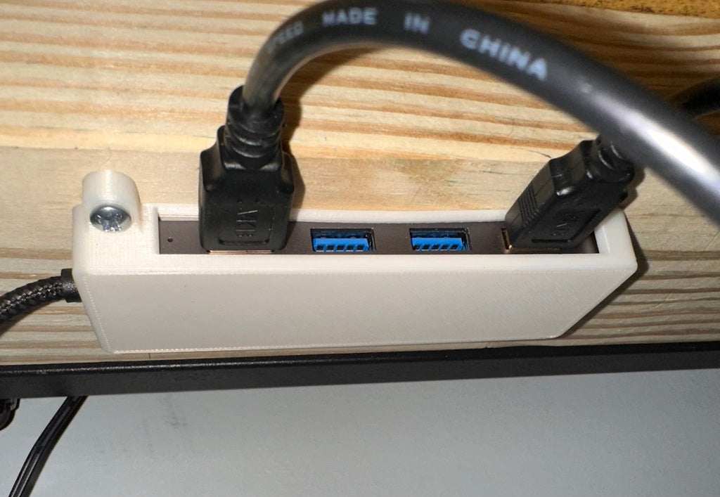Onder bureausteun voor ultraslanke USB 3.0-hub
