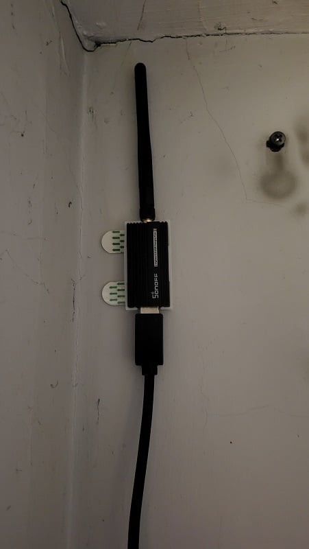Eenvoudige wandmontage voor SONOFF Zigbee 3.0 USB Dongle Plus-E