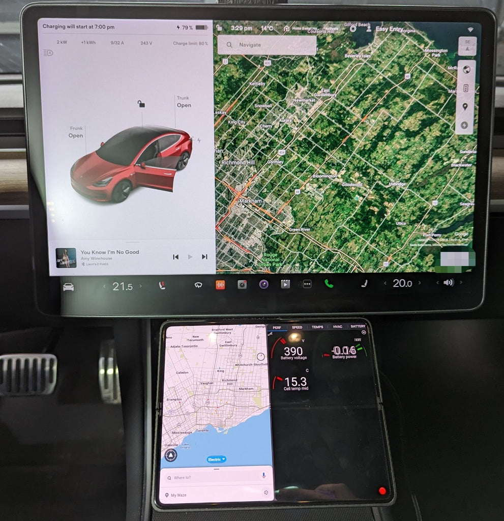 MagSafe telefoonhouder voor Tesla Model 3/Y