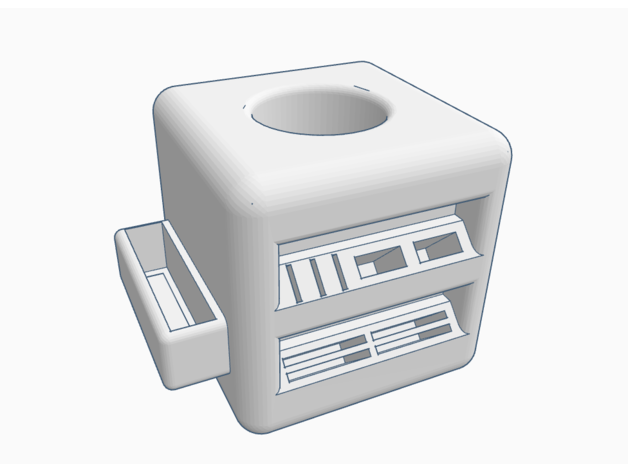 Bureau-organizer versie 2 met USB-opslag en potloodhouder