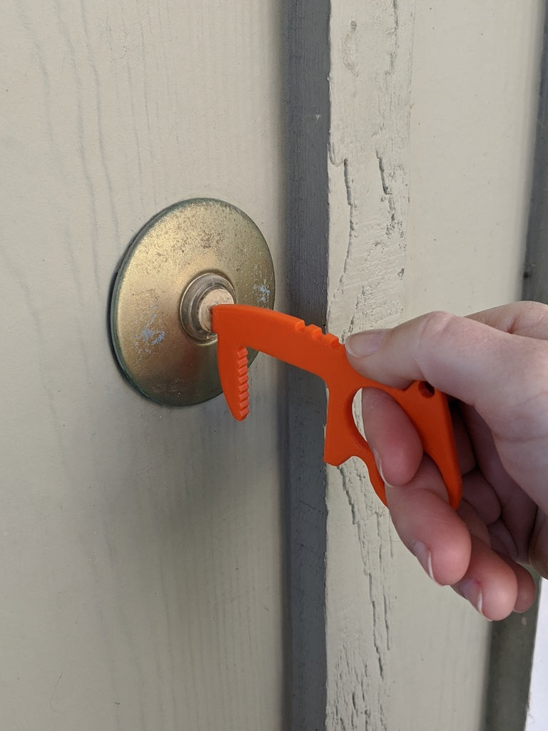 Contactloze sleutelhanger voor deuropener