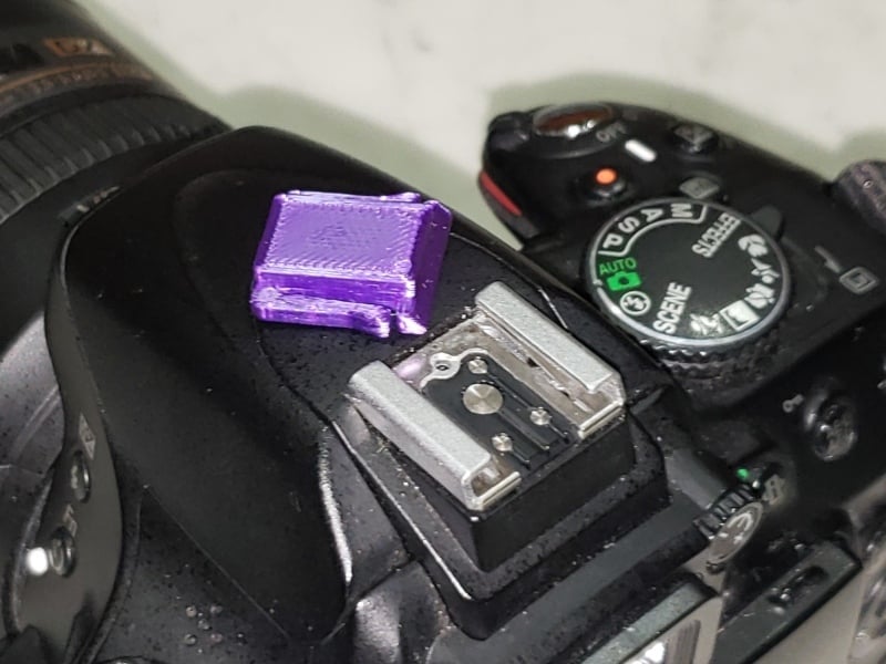 Flitsschoenadapterbasis/afdekking voor Nikon-camera&#39;s