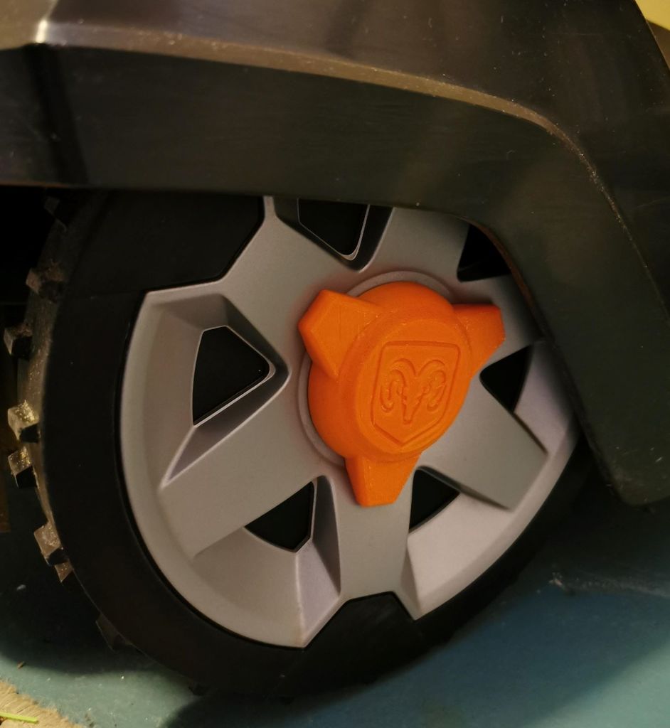 Vervangende wieldop voor Husqvarna Automower met Dodge Ram- of Husqvarna-logo