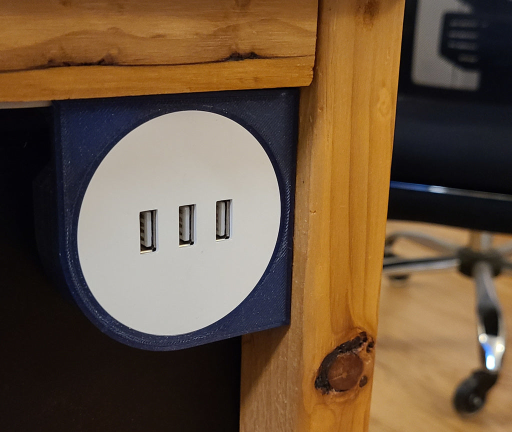 Ikea Nordmarke USB-opladerbeugel voor meubelmontage