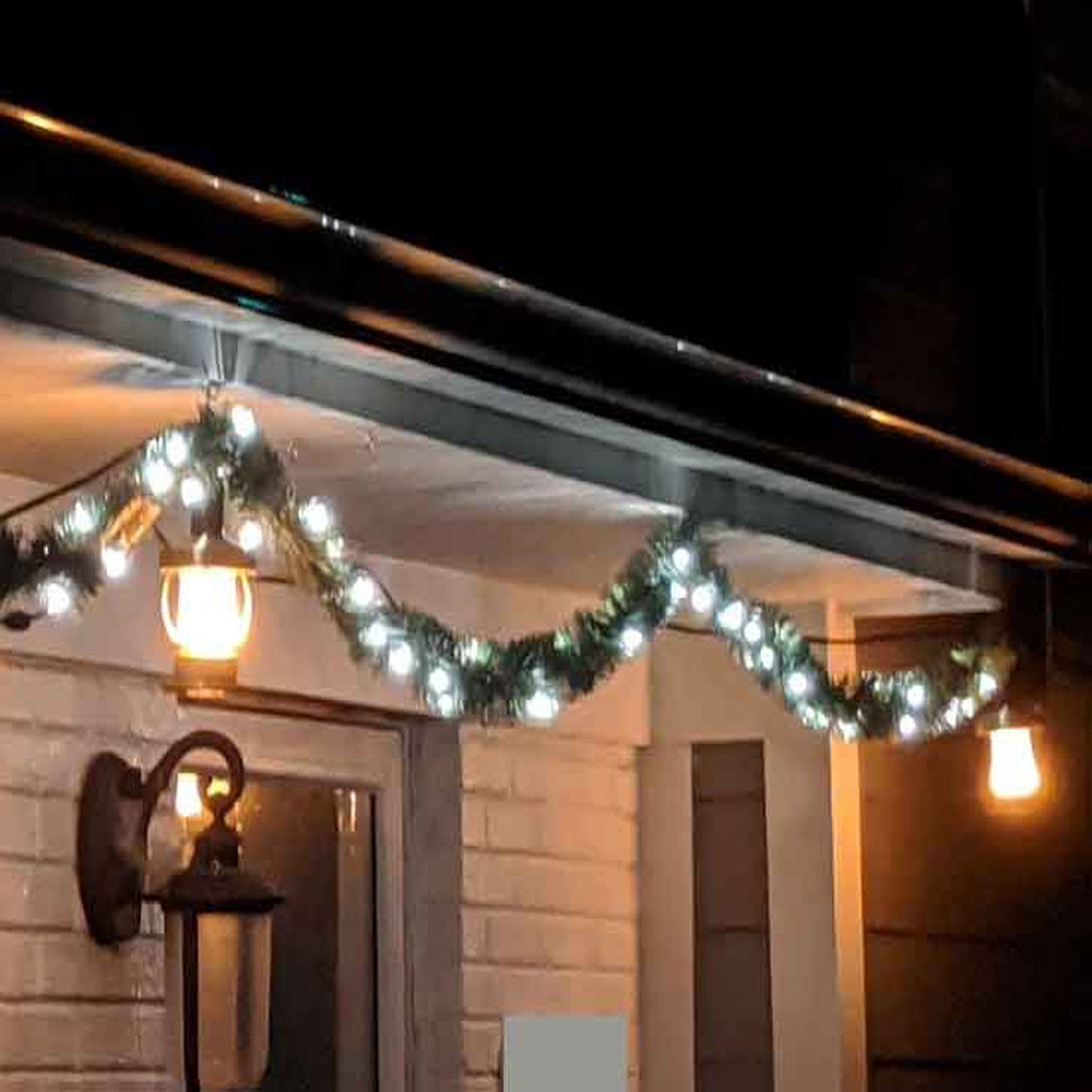 Kerst LED-vlamlamplantaarn voor buitendecoratie