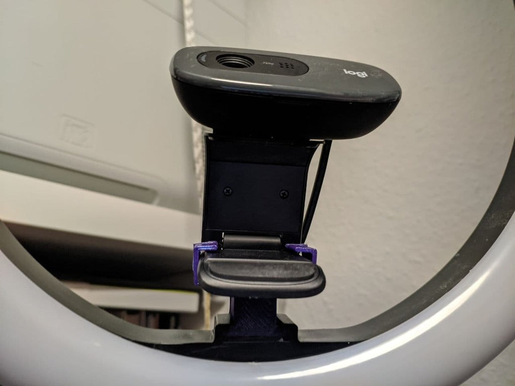 C270 ringlicht- en statiefbevestigingsadapter voor Logitech-webcam