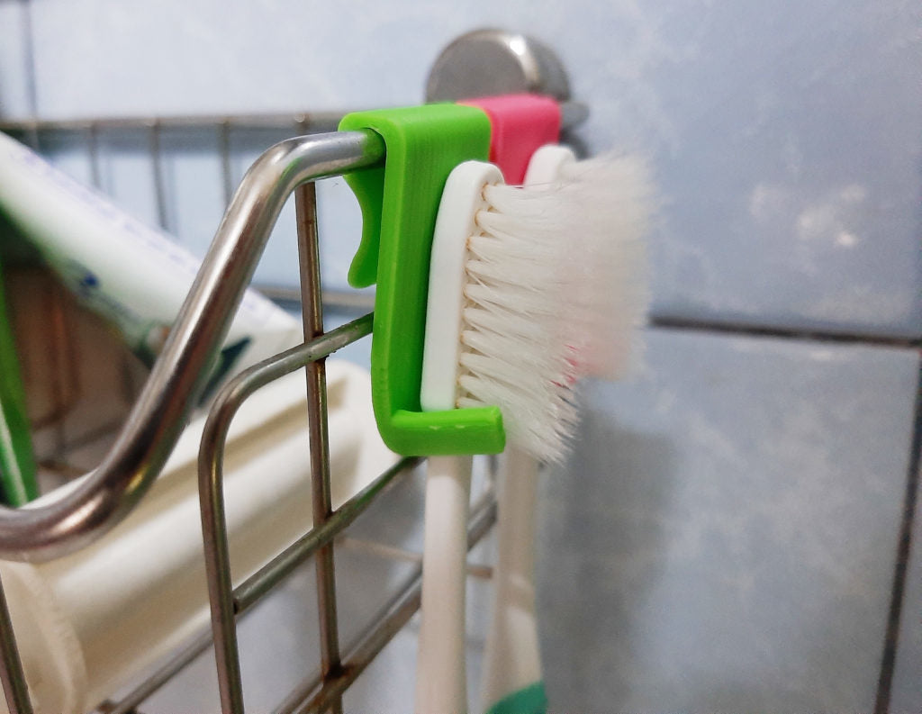 Minimalistische tandenborstelhouder voor in de badkamer